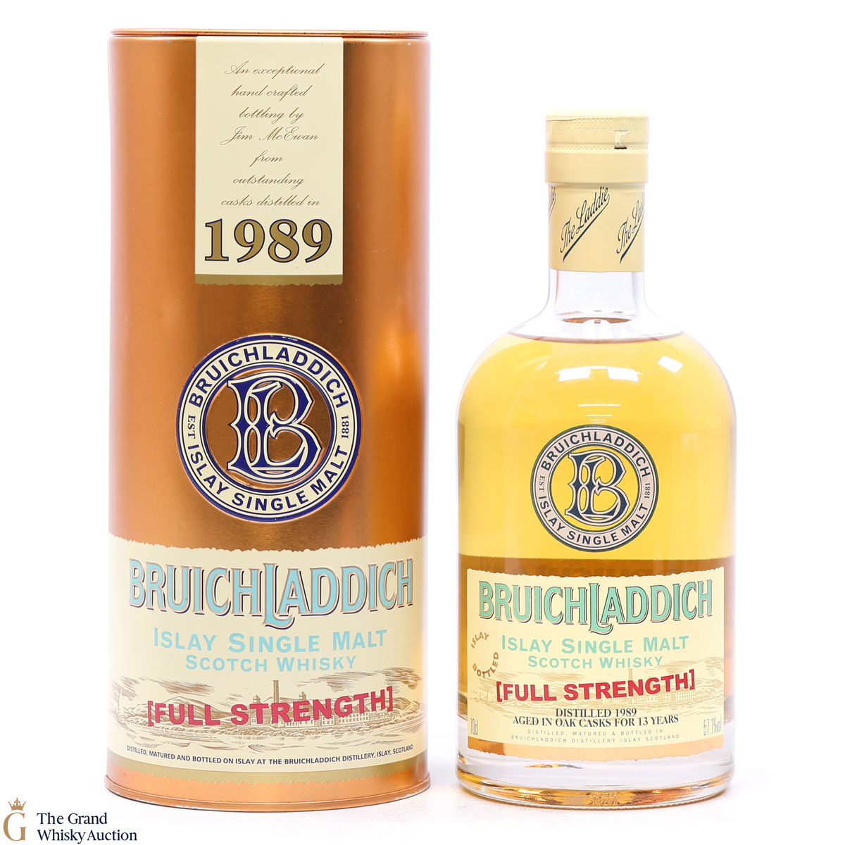 Bruichladdich - 13 Year Old 1989 - Full Strength