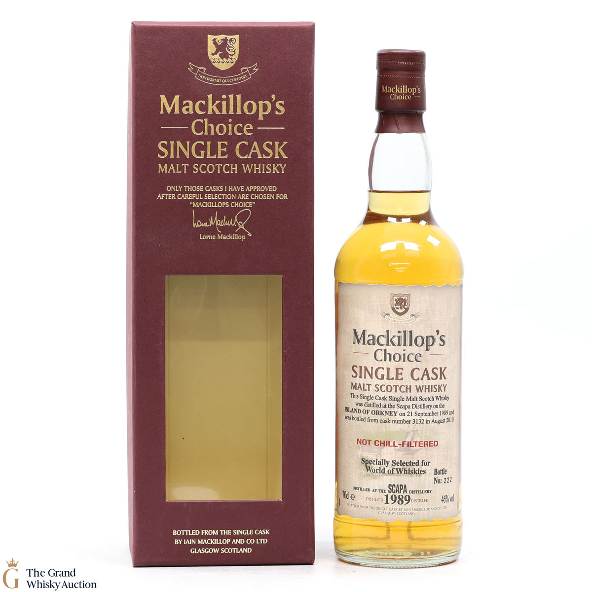 Scapa 1989 - Mackillop's Choice Single Cask #3132
