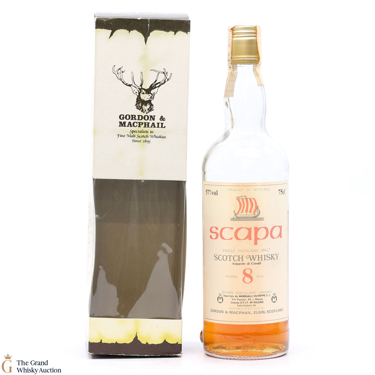 Scapa - 8 Year Old Gordon and MacPhail 75cl - Import (Very Low Fill)