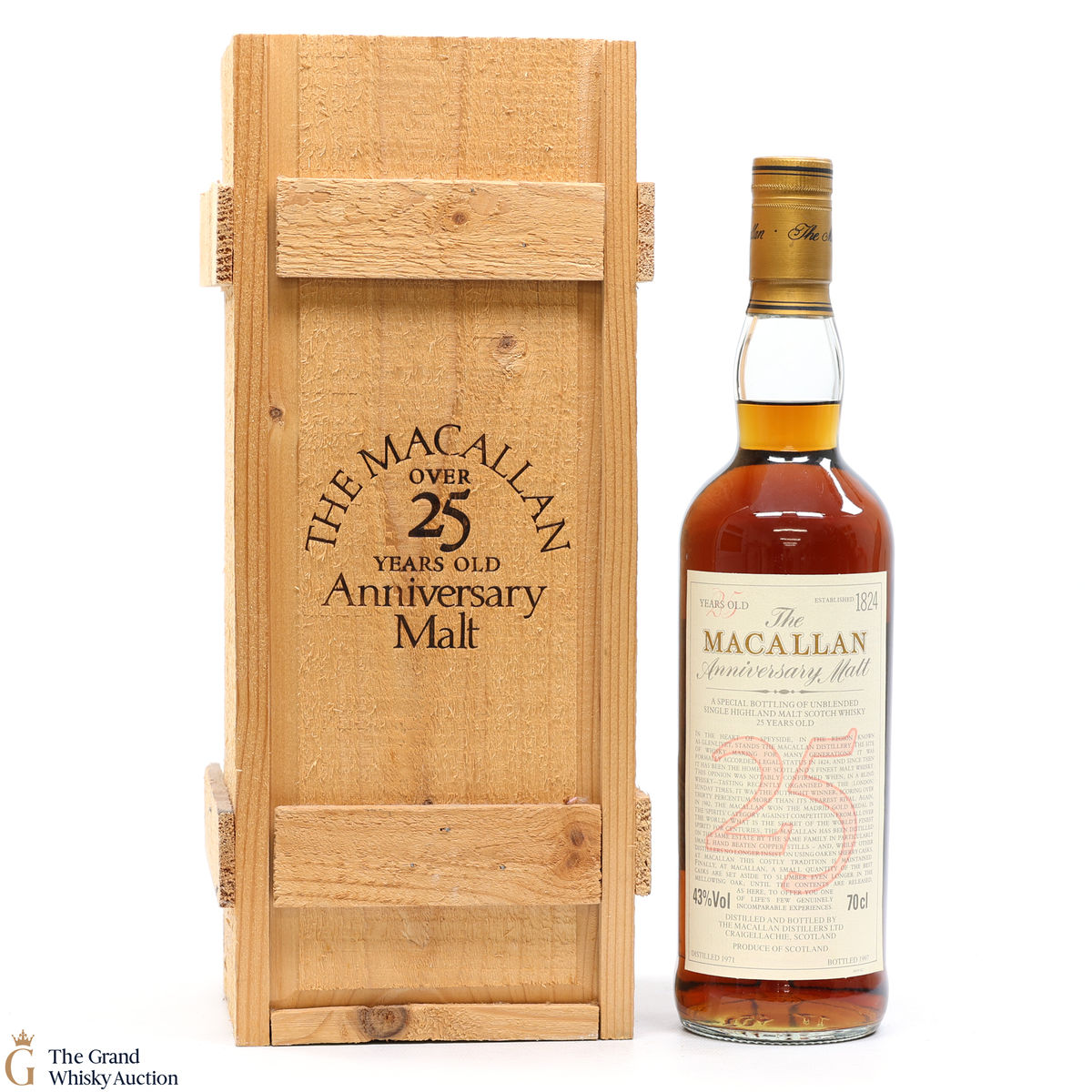 Macallan - 25 Year Old - 1971 Anniversary Malt