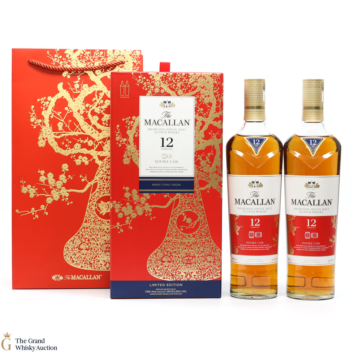 Macallan - 12 Year Old - Double Cask - Year of the Pig (2 x 70cl)