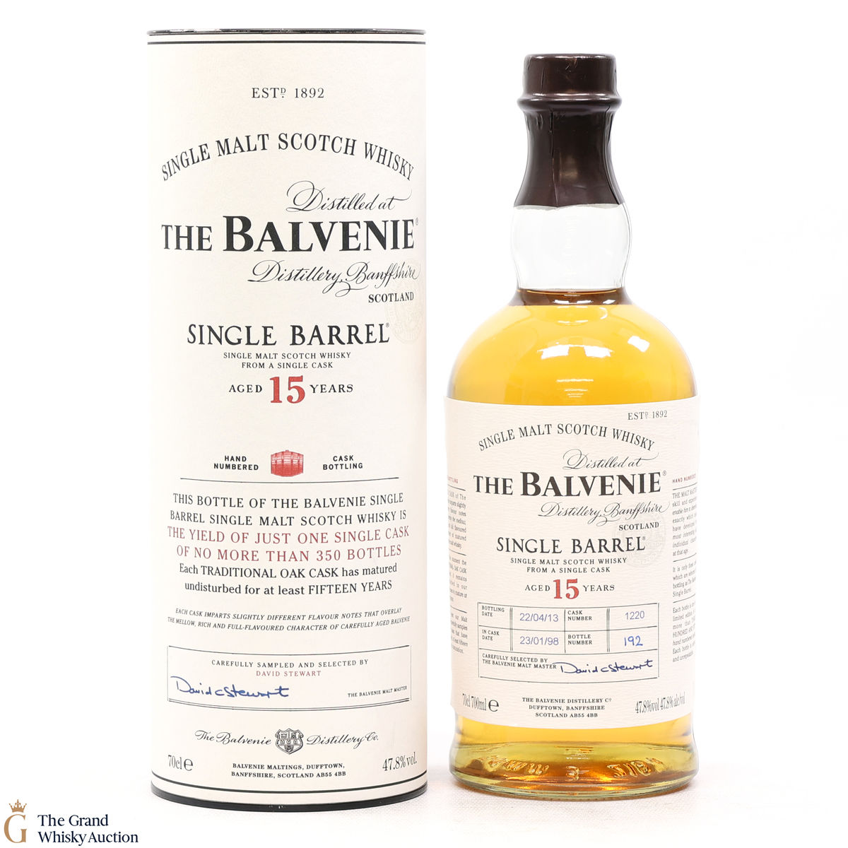 Balvenie - 15 Year Old 1998 - Single Barrel #1220