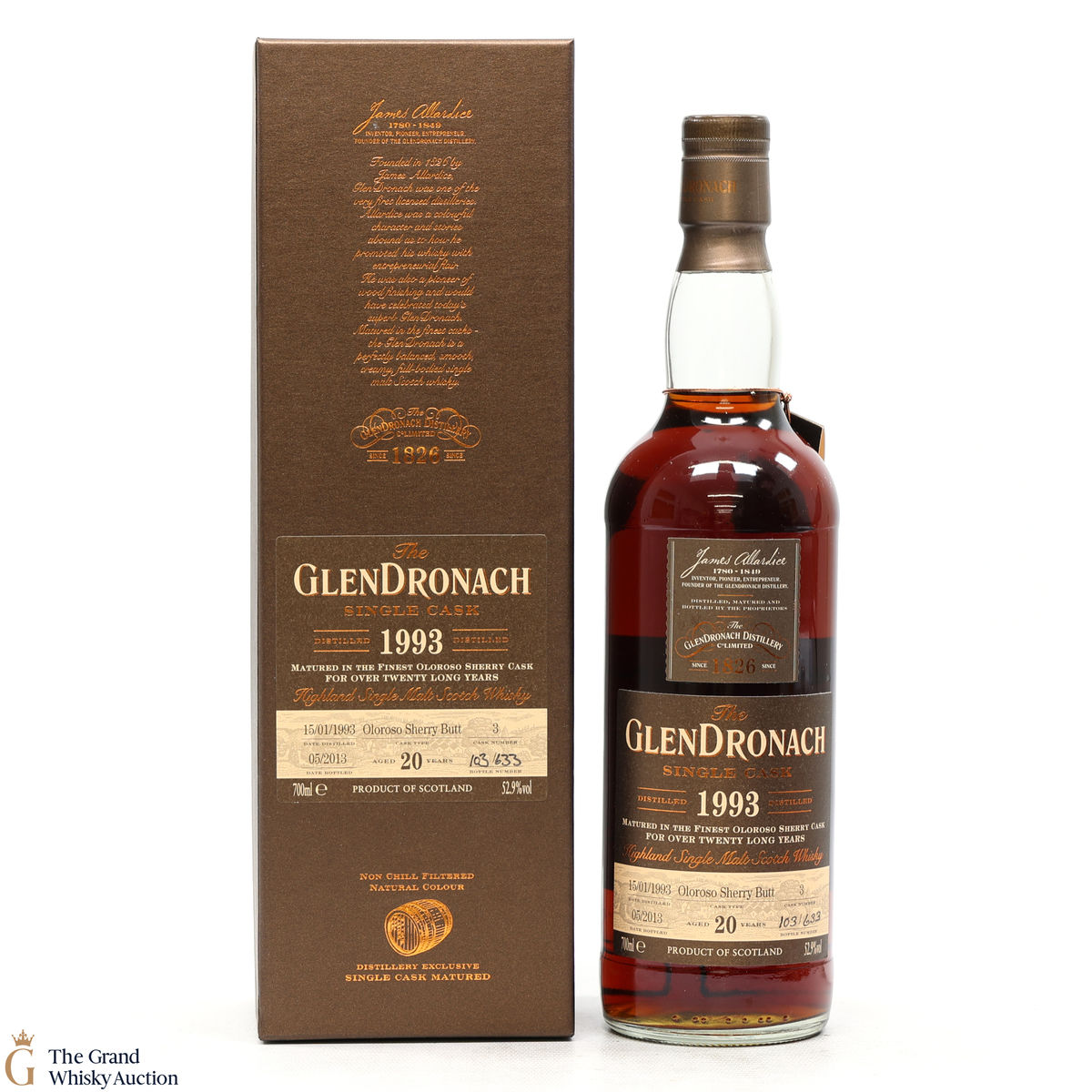GlenDronach - 20 Year Old - 1993 Single Cask #3