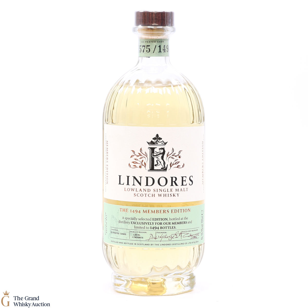 Lindores Abbey - 1494 Members Edition - Ex-Peated Casks