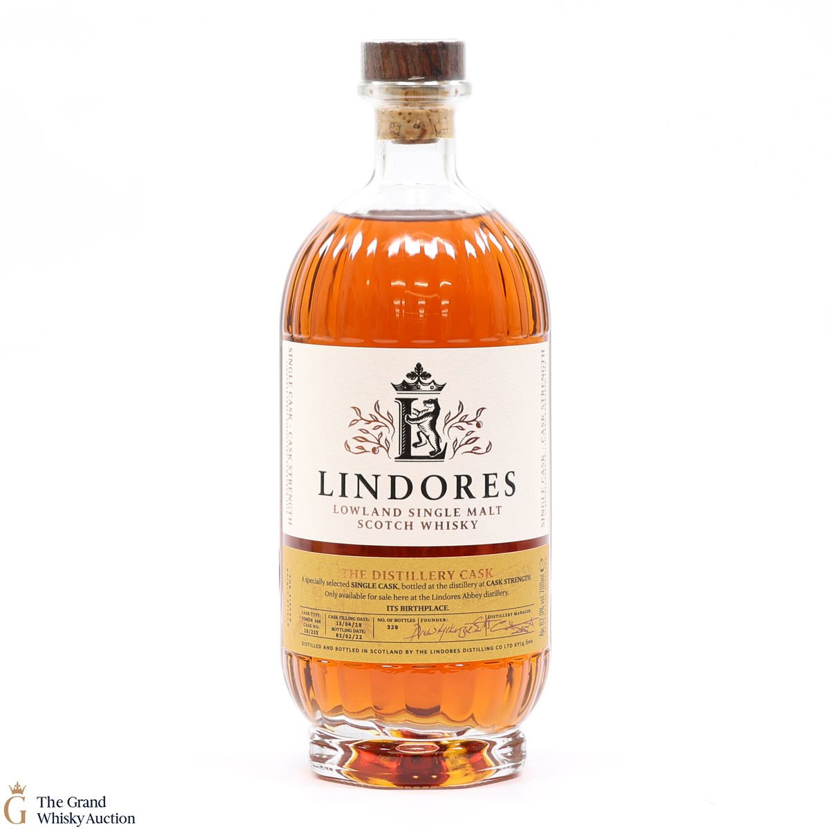 Lindores Abbey - 3 Year Old 2018 - Single Virgin Oak #18/235 - Distillery Exclusive