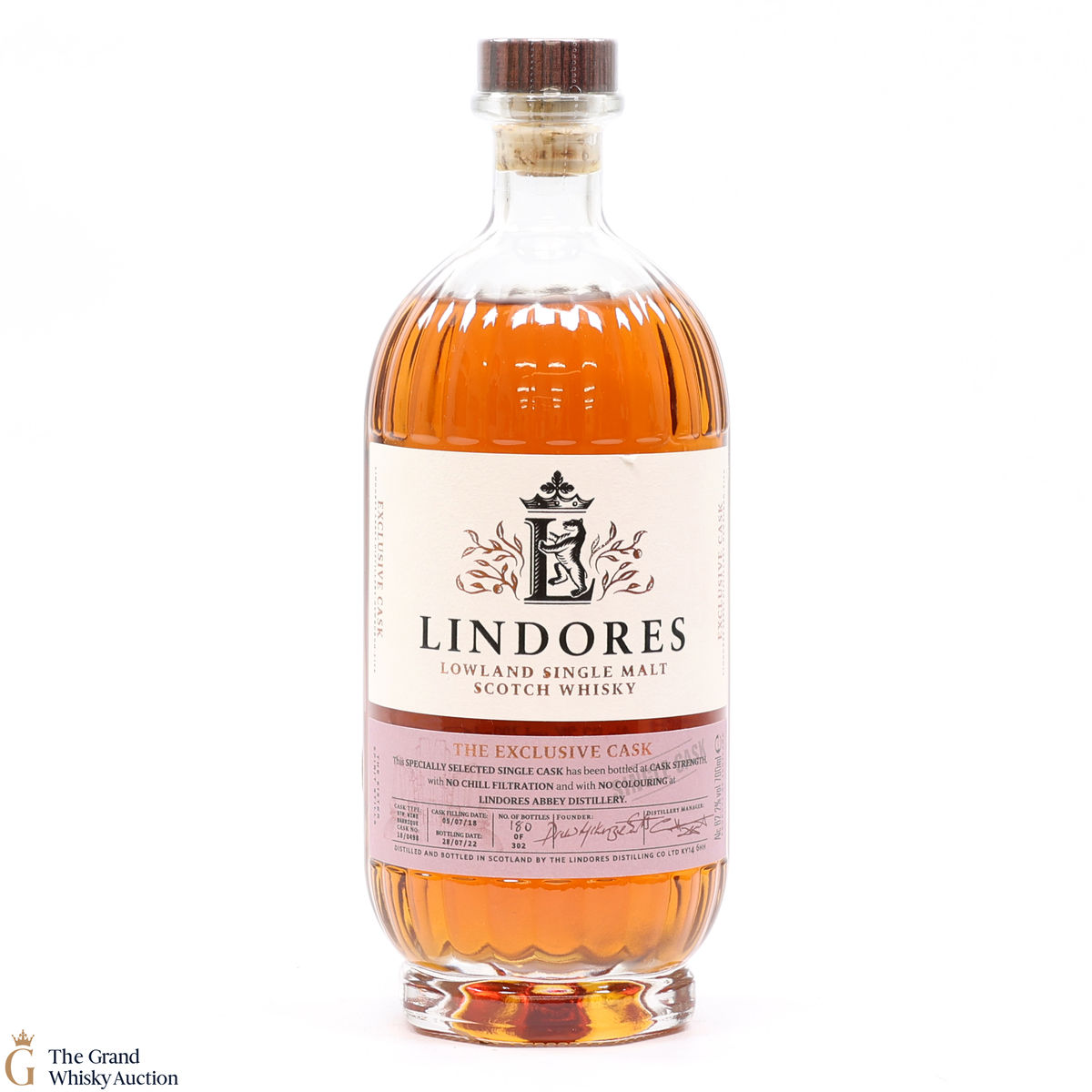 Lindores Abbey - The Exclusive Cask #18/0498 - Robertsons of Pitlochry