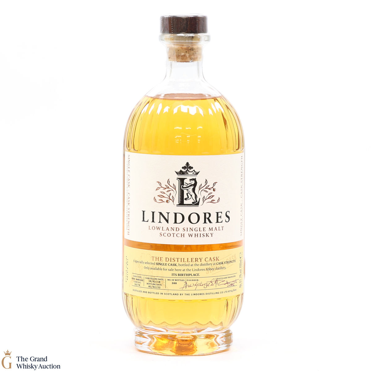Lindores Abbey - 3 Year Old 2018 - Single Cask #18/74 - Distillery Exclusive