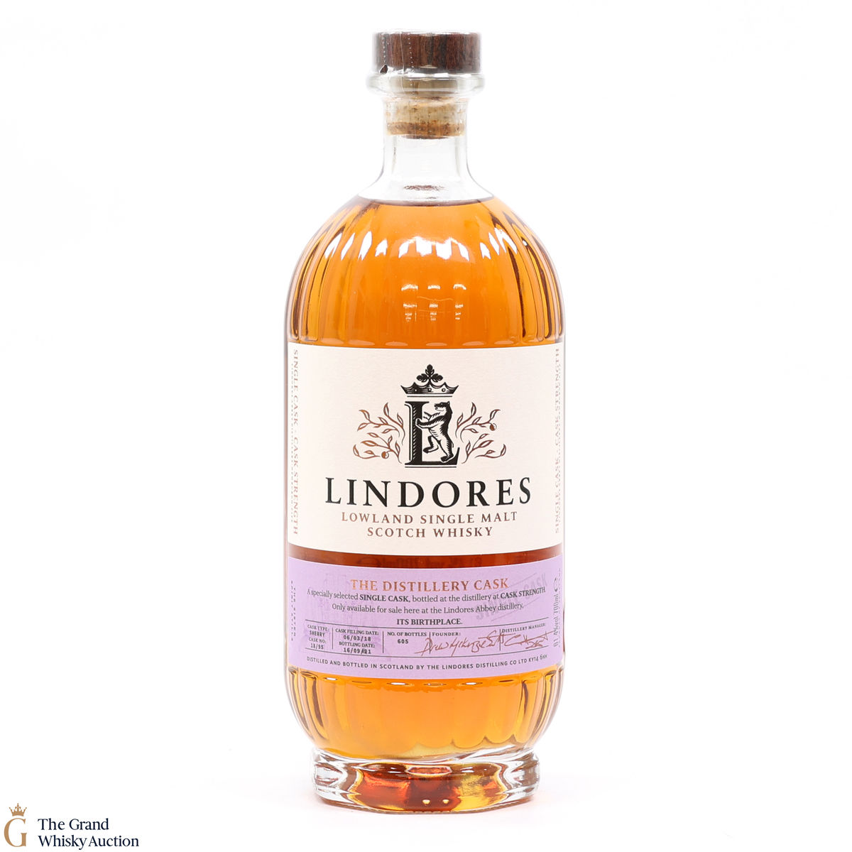 Lindores Abbey - 3 Year Old 2018 - Single Sherry Cask #18/95 - Distillery Exclusive