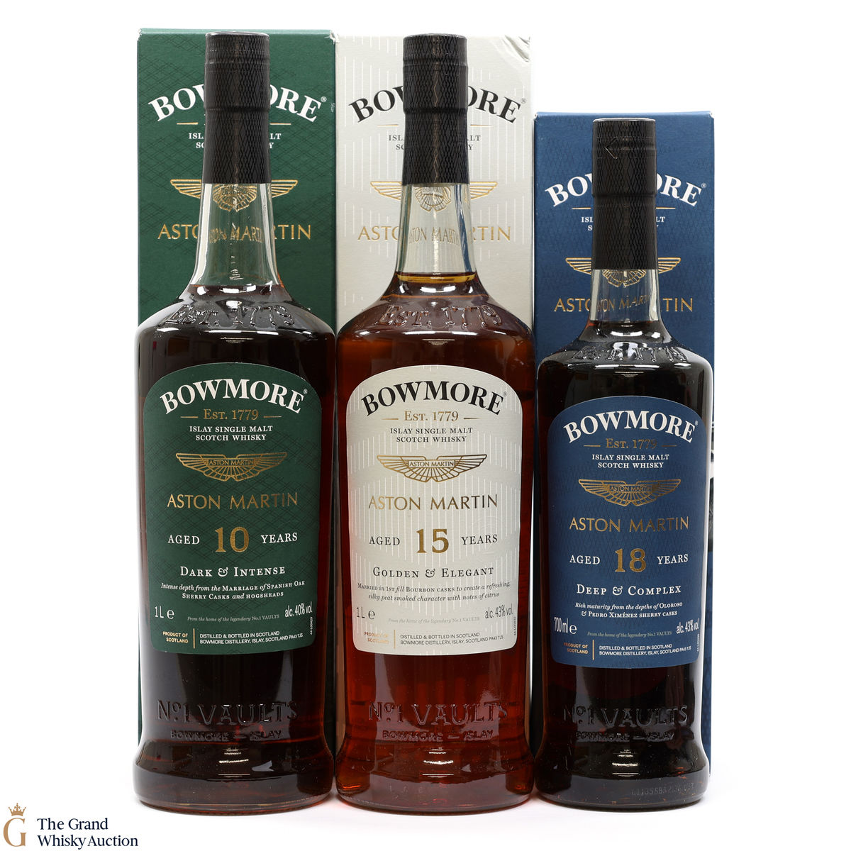 Bowmore - Aston Martin - Edition 1,2 + 3