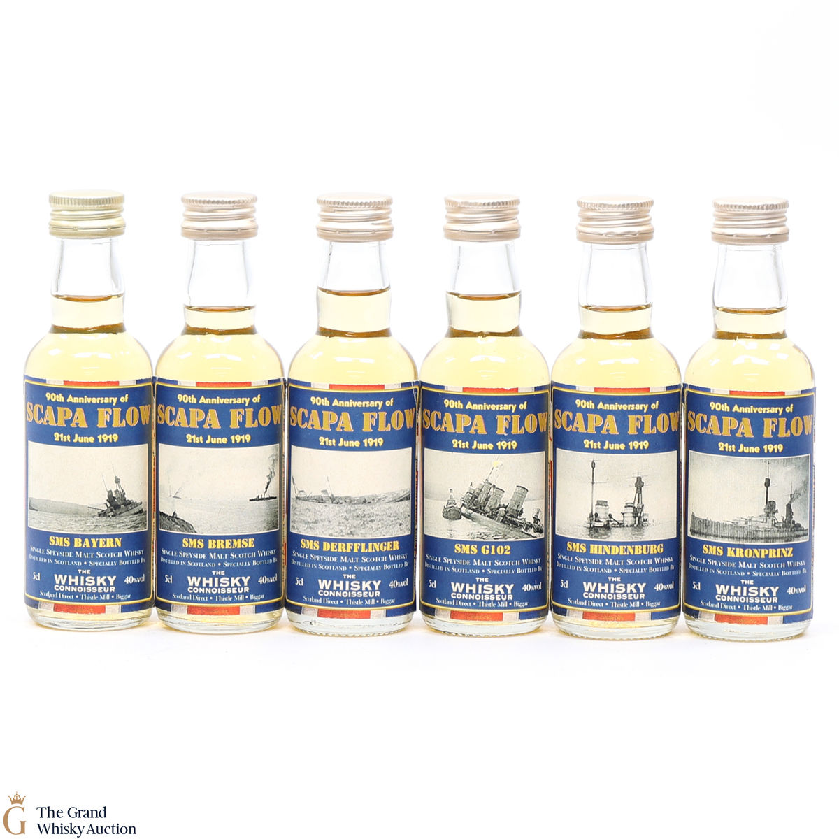 Whisky Connoisseur - 90th Anniversary of Scapa Flow Minis (6 x 5cl)