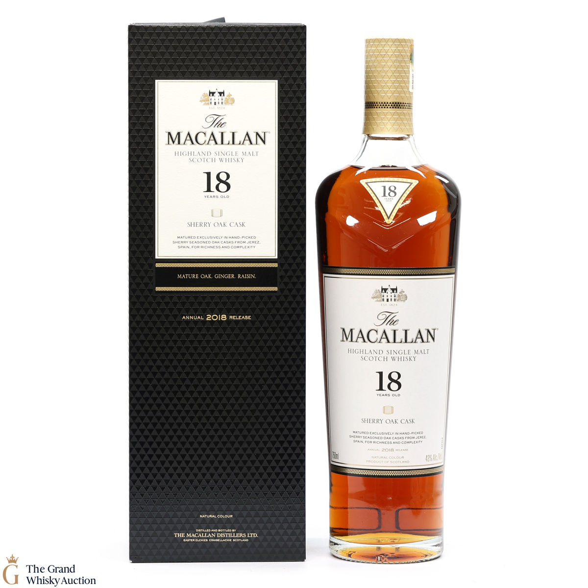 Macallan - 18 Year Old Sherry Oak (2018)