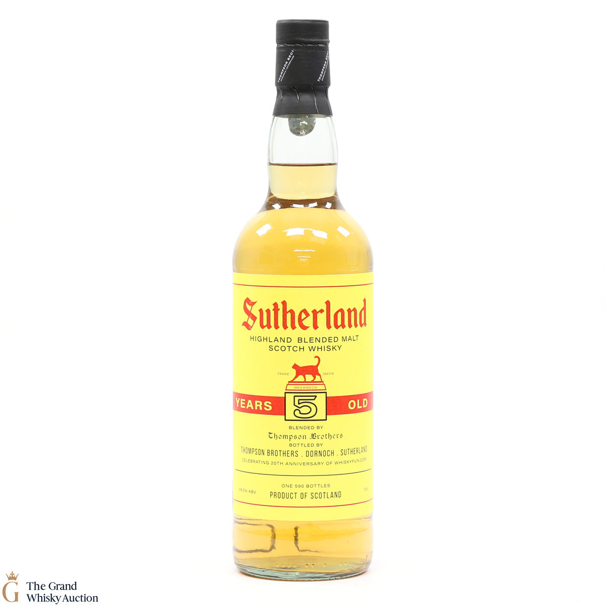 Sutherland - 5 Year Old - Thompson Bros - 20th Anniversary of WhiskyFun
