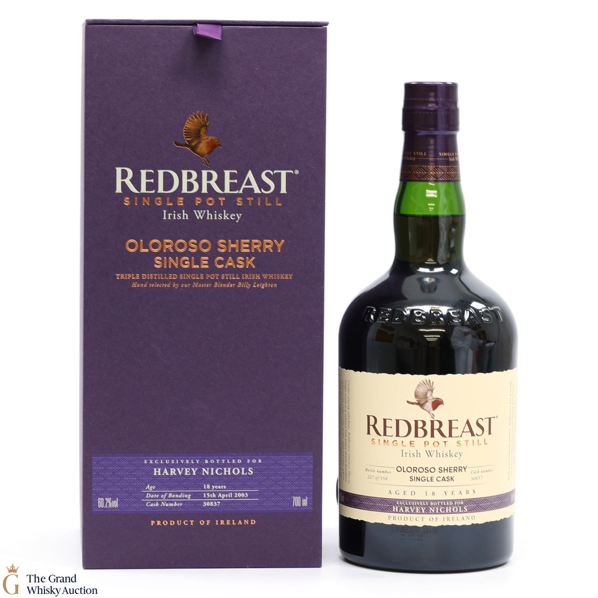 Redbreast - 18 Year Old Single Cask #30837 - Harvey Nichols Exclusive