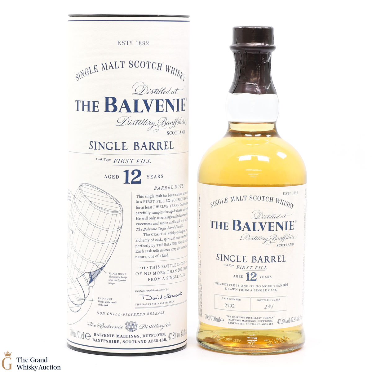 Balvenie - 12 Year Old  Single Barrel #2792