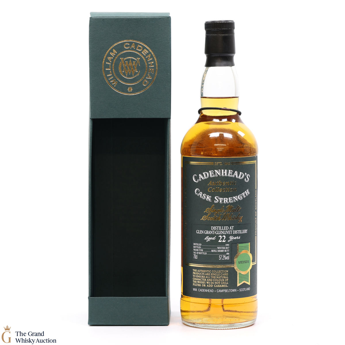 Glen Grant - 22 Year Old 1995 Cadenhead's 2017