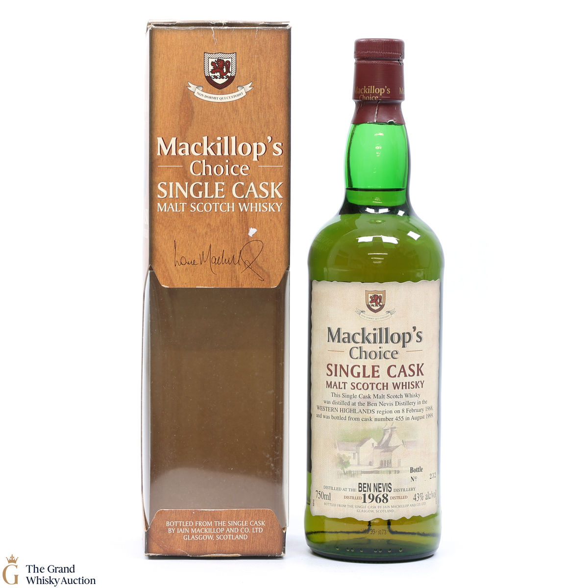 Ben Nevis - 31 Year Old 1968 Cask #455 - Mackillop's Choice 75cl