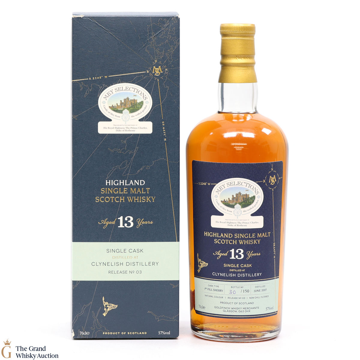 Clynelish - 13 Year Old - Mey Selections No.3 - Goldfinch