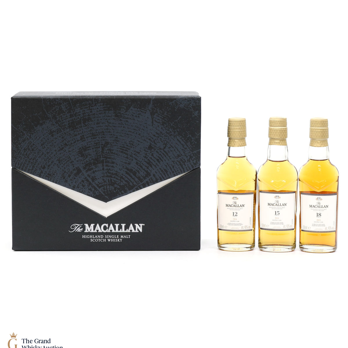 Macallan - 12, 15 & 18 YO Double Cask Set (3 x 5cl)