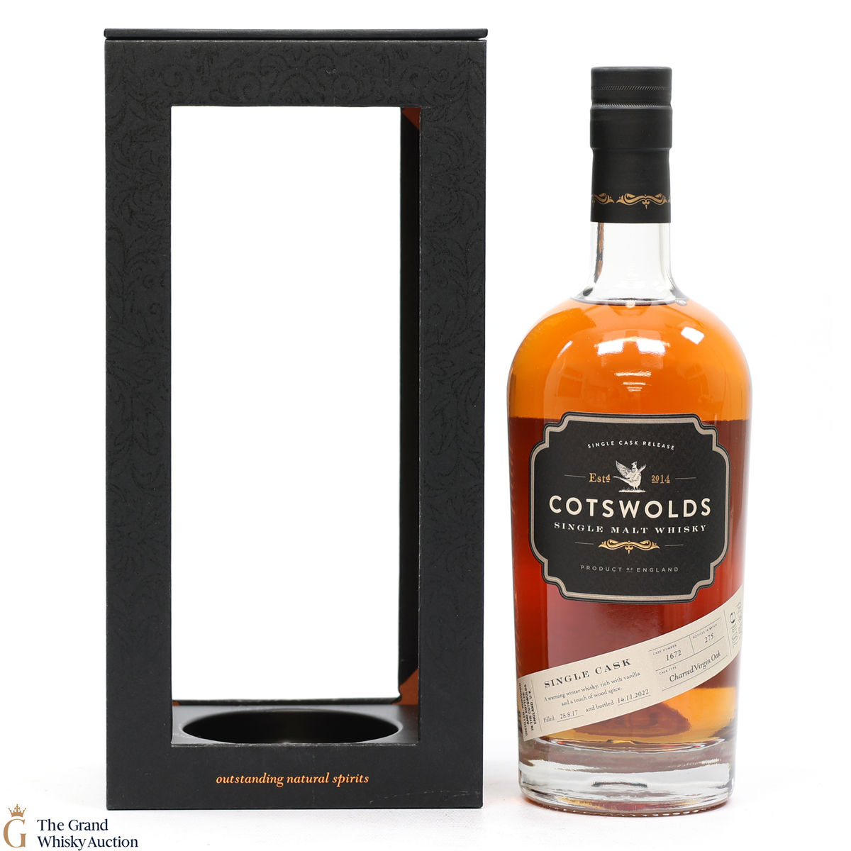 Cotswolds - 2017 Charred Virgin Oak #1672 