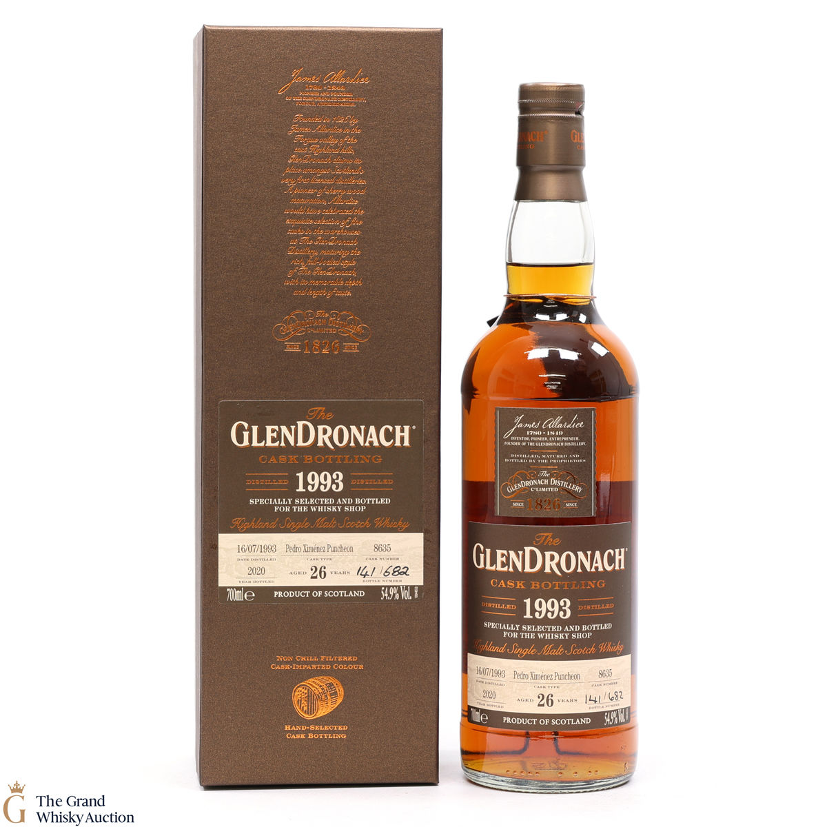 Glendronach - 26 Year Old - 1993 Single Cask #8635