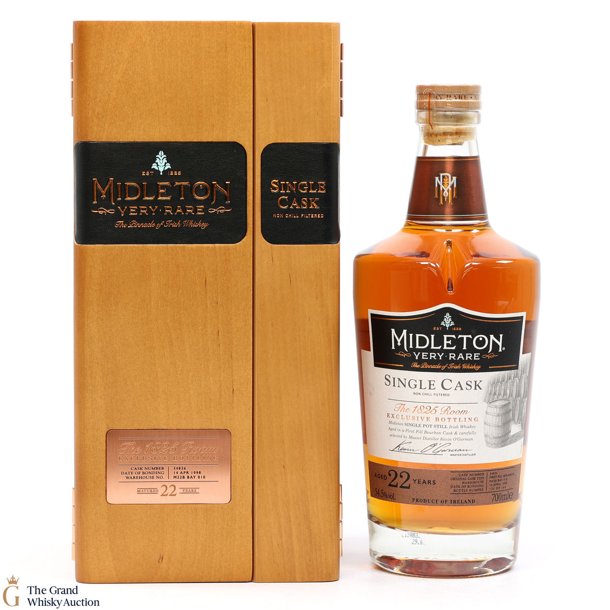 Midleton - 22 Year Old - Very Rare Single Cask #34836 - The 1825 Room 