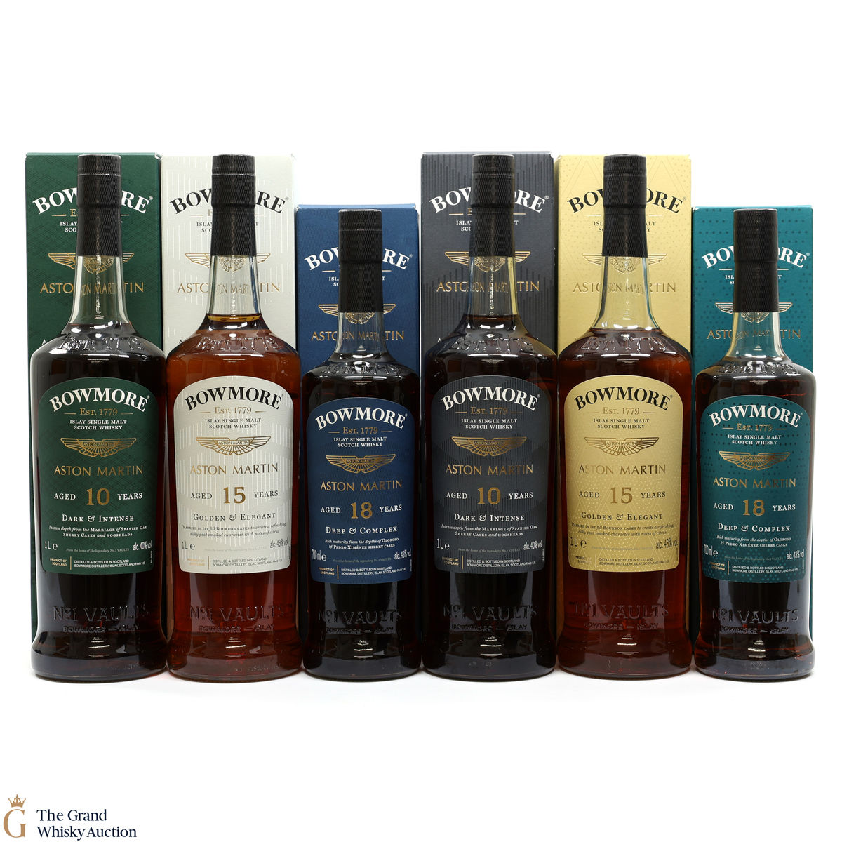 Bowmore - Aston Martin - Edition 1,2,3,4,5 & 6 