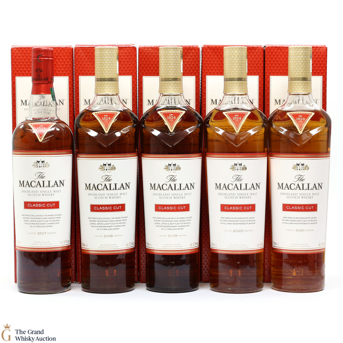 Macallan - Classic Cut - 2017, 2018, 2019, 2020 & 2021