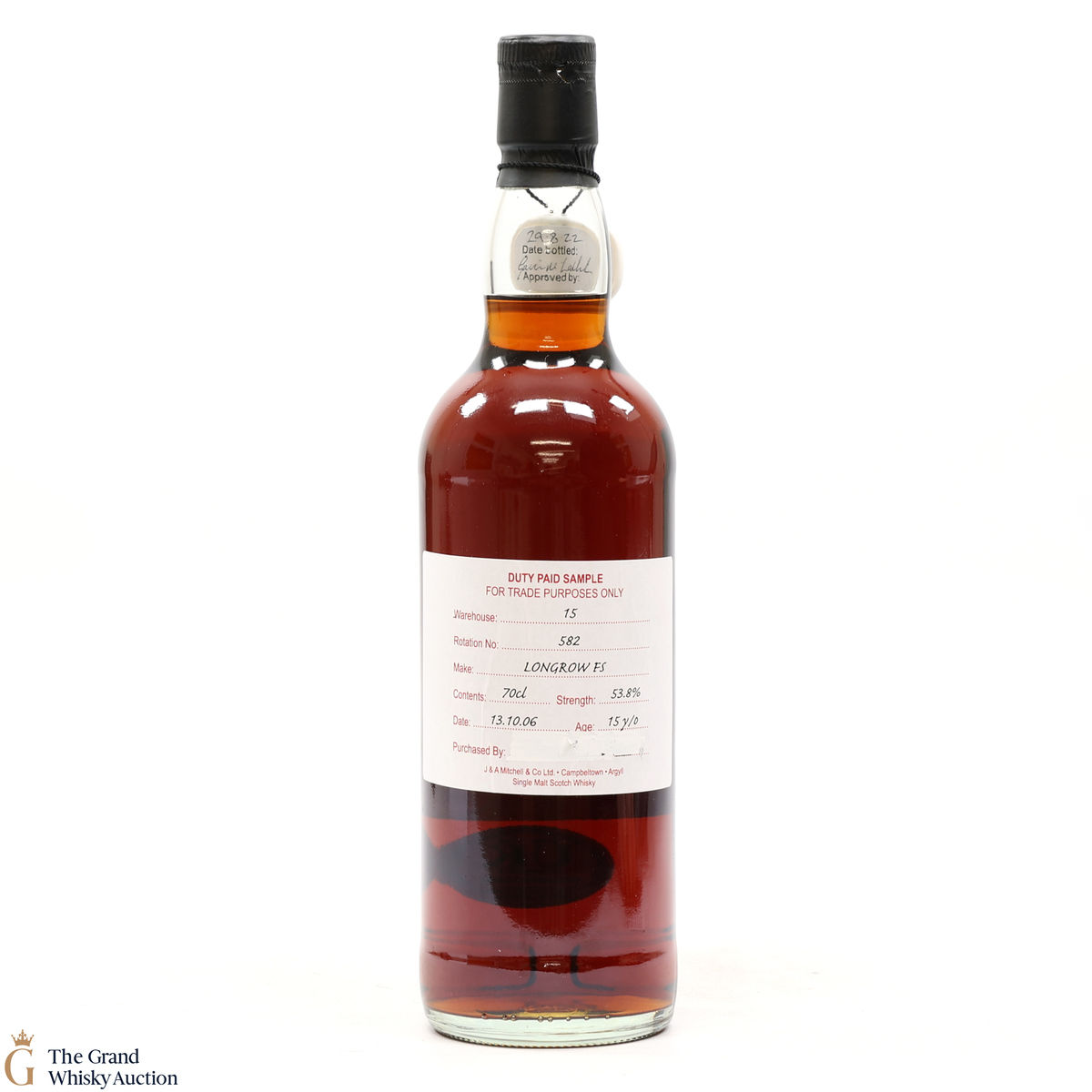 Longrow - 15 Year Old Fresh Sherry 2006 Duty Paid Sample 