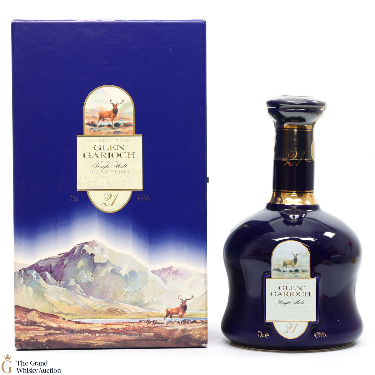 Glen Garioch - 21 Year Old (Blue Decanter)