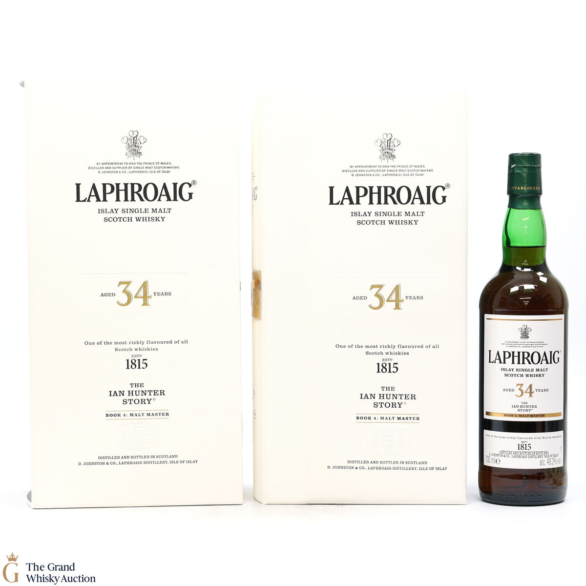Laphroaig - 34 Year Old - The Ian Hunter Story - Book 4