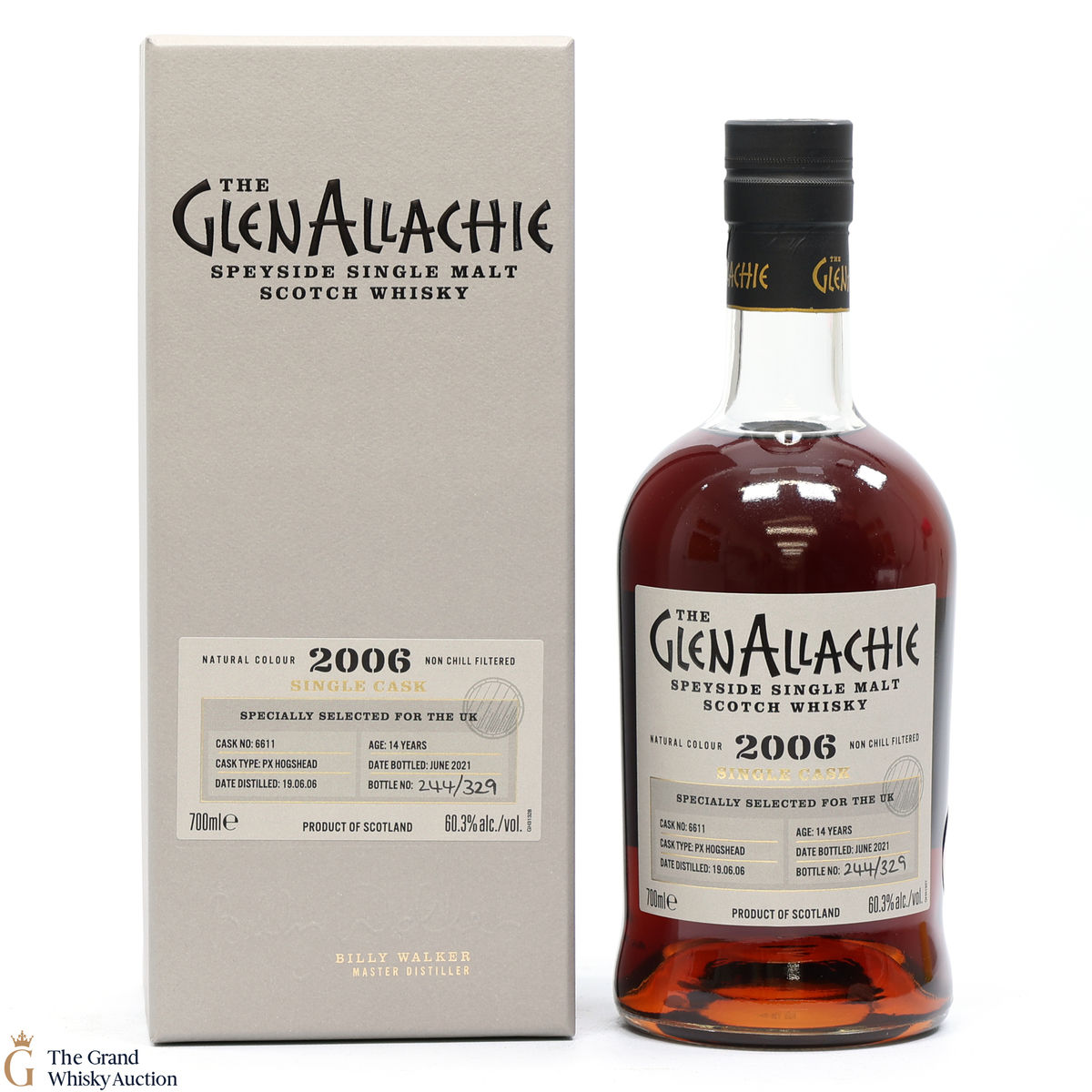 Glenallachie - 14 Year Old - #6611 Single Cask 2006 UK Exclusive
