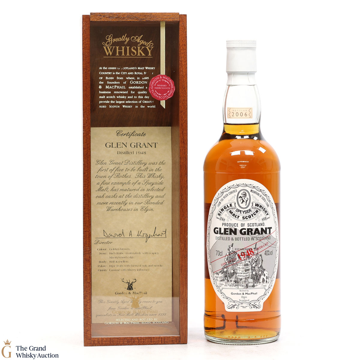 Glen Grant - 1948 Single Malt 2006 - Gordon & MacPhail