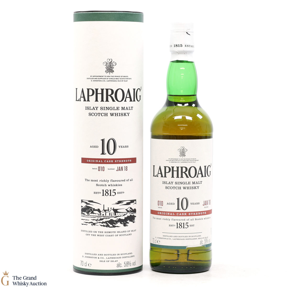 Laphroaig - 10 Year Old - Original Cask Strength Batch #010
