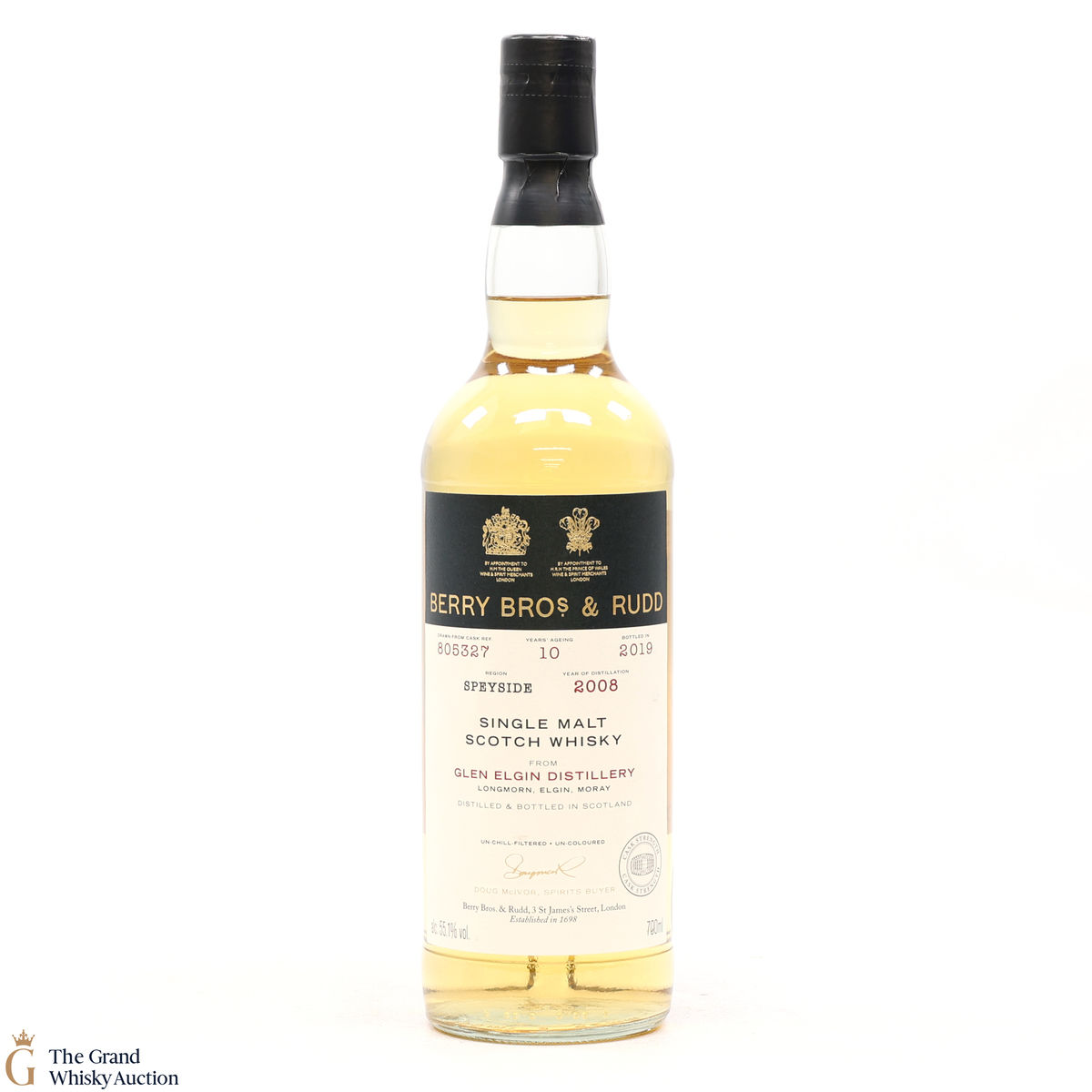 Glen Elgin - 10 Year Old 2008 - Single Cask #805327 - Berry Bros & Rudd