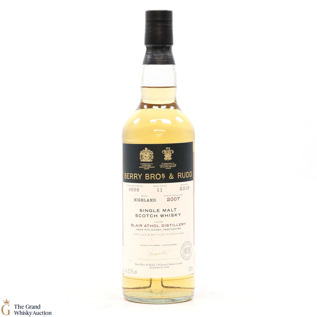 Blair Athol - 11 Year Old 2007 - Single Cask #4599 - Berry Bros & Rudd