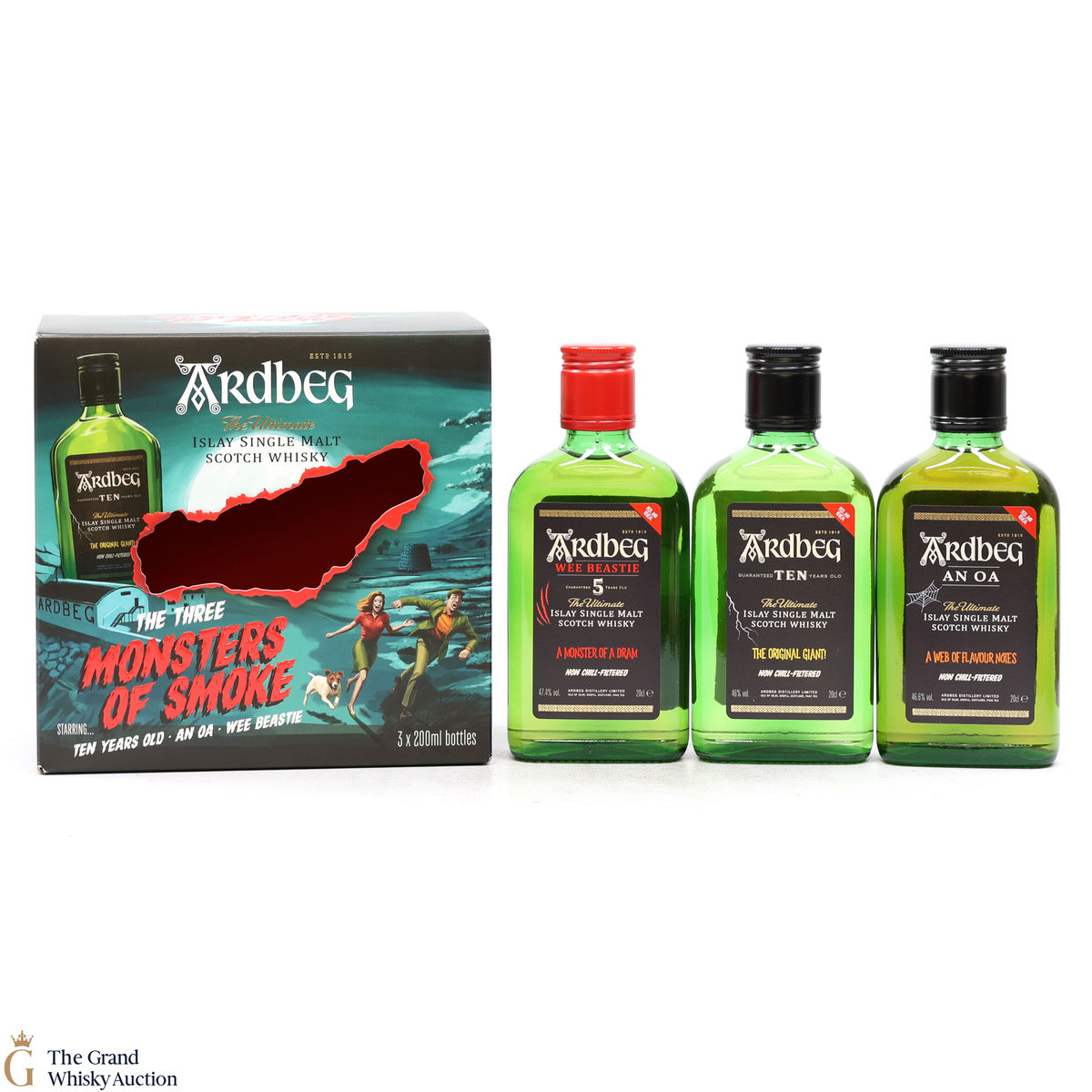 Ardbeg - The Three Monsters Of Smoke 3 x 20cl