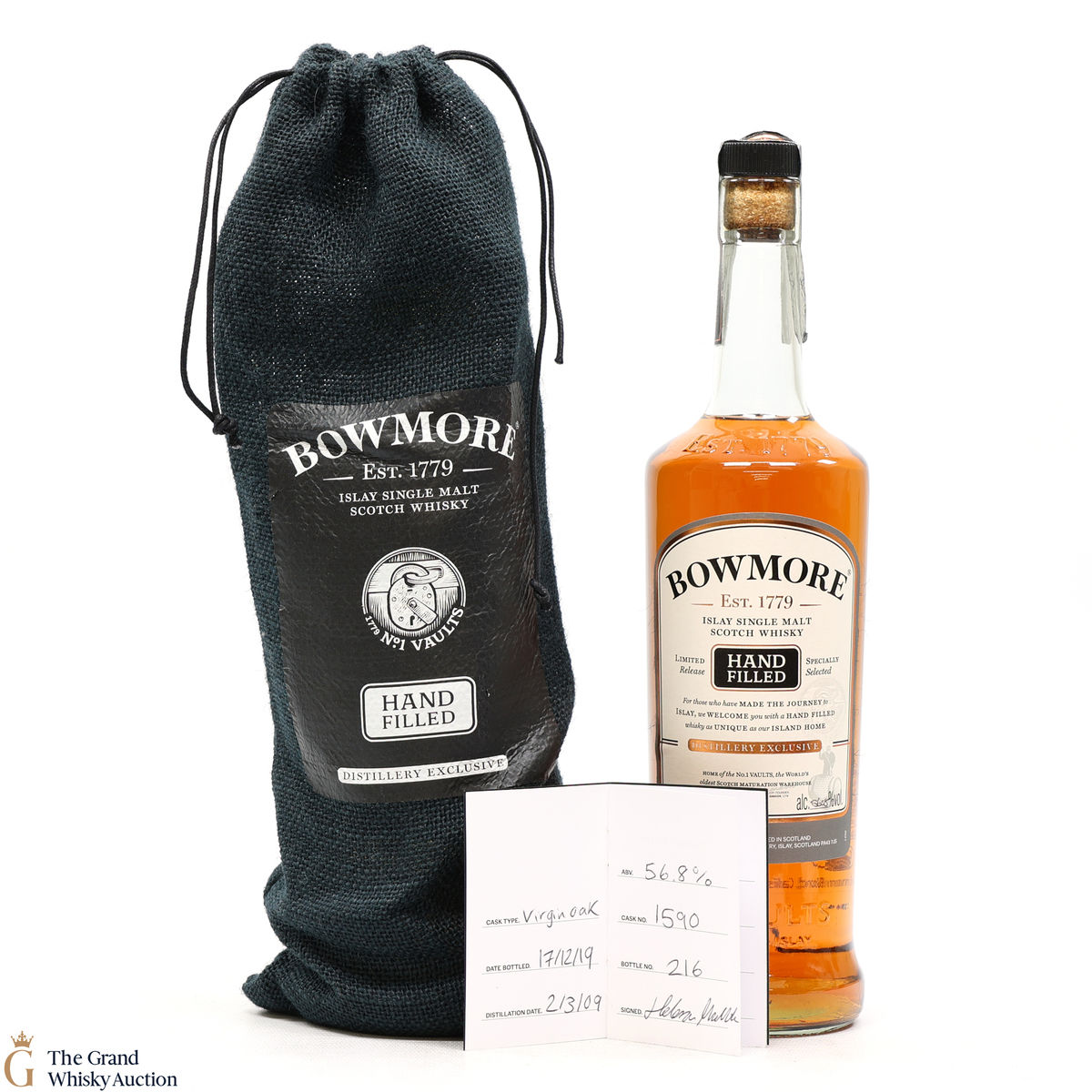 Bowmore - 10 Year Old - 2019 Hand Fill - Virgin Oak #1590