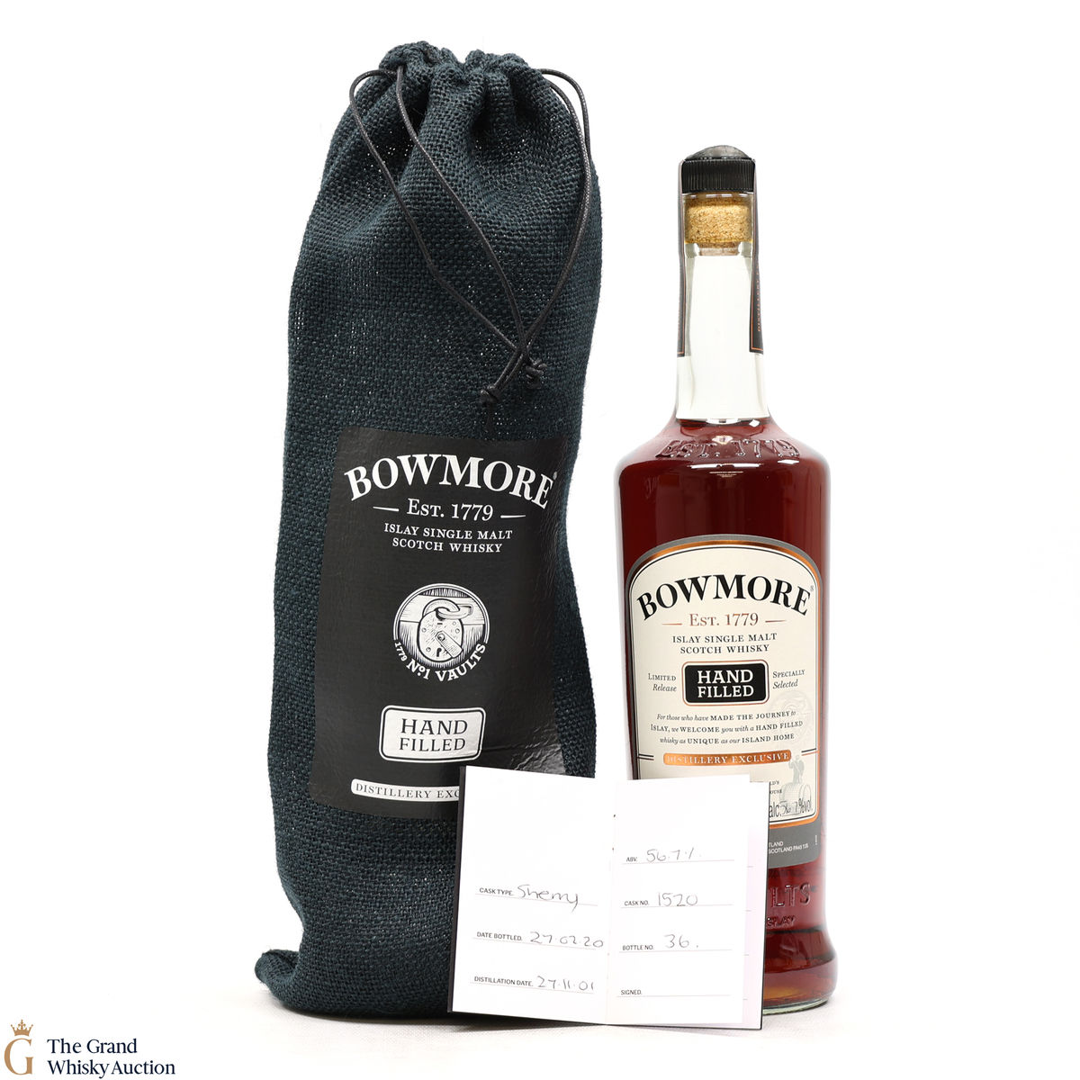 Bowmore - 18 Year Old 2001 - 2020 Hand Fill - Sherry Cask #1520