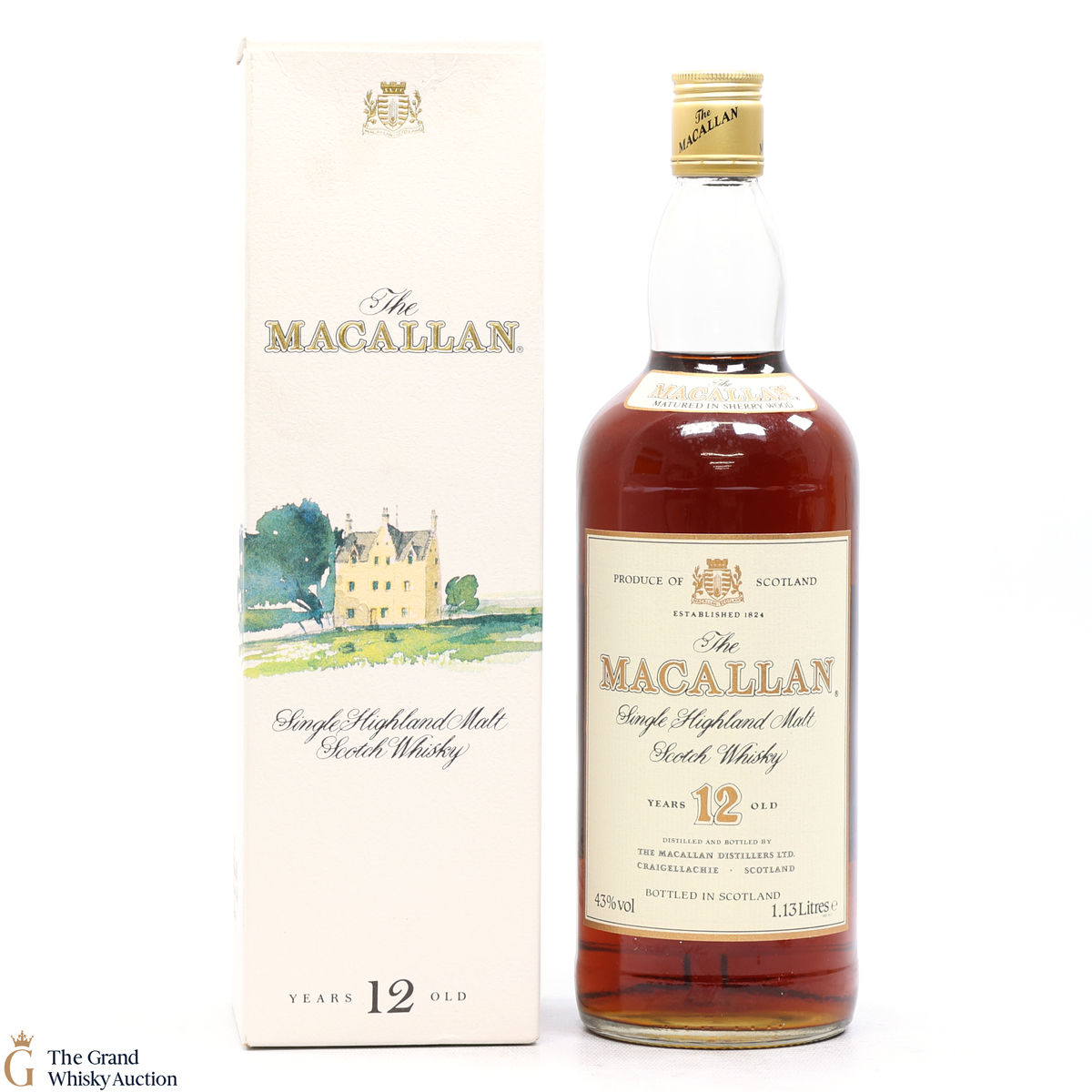 Macallan - 12 Year Old (1990s)  - 1.13L