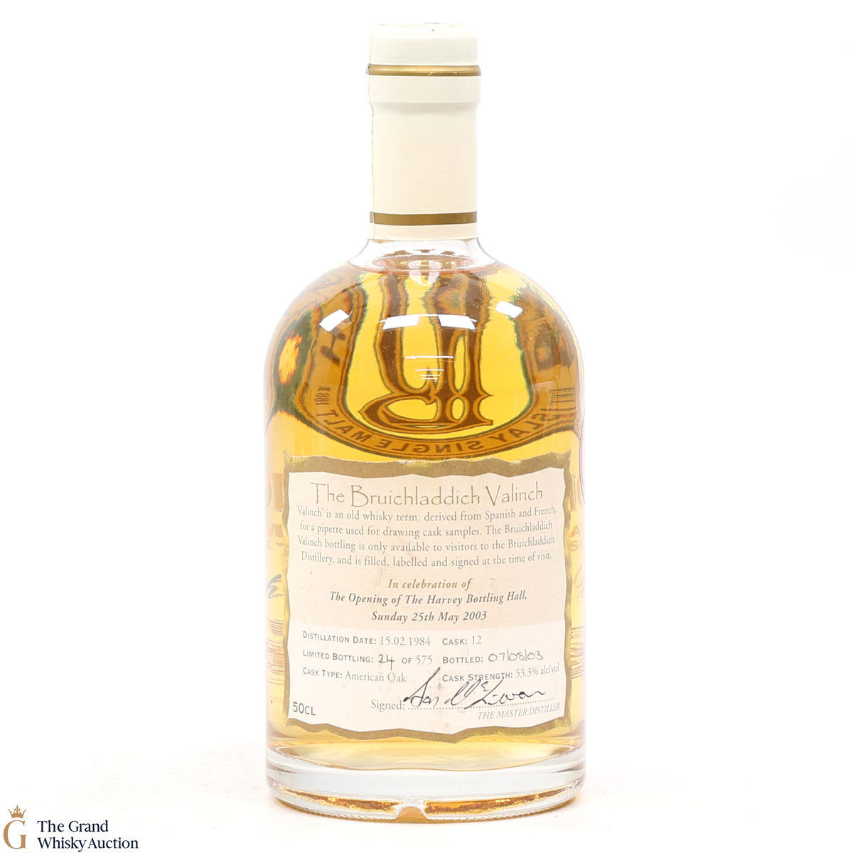 Bruichladdich - 1984 Valinch - Opening of The Harvey Bottling Hall #12 (50cl)