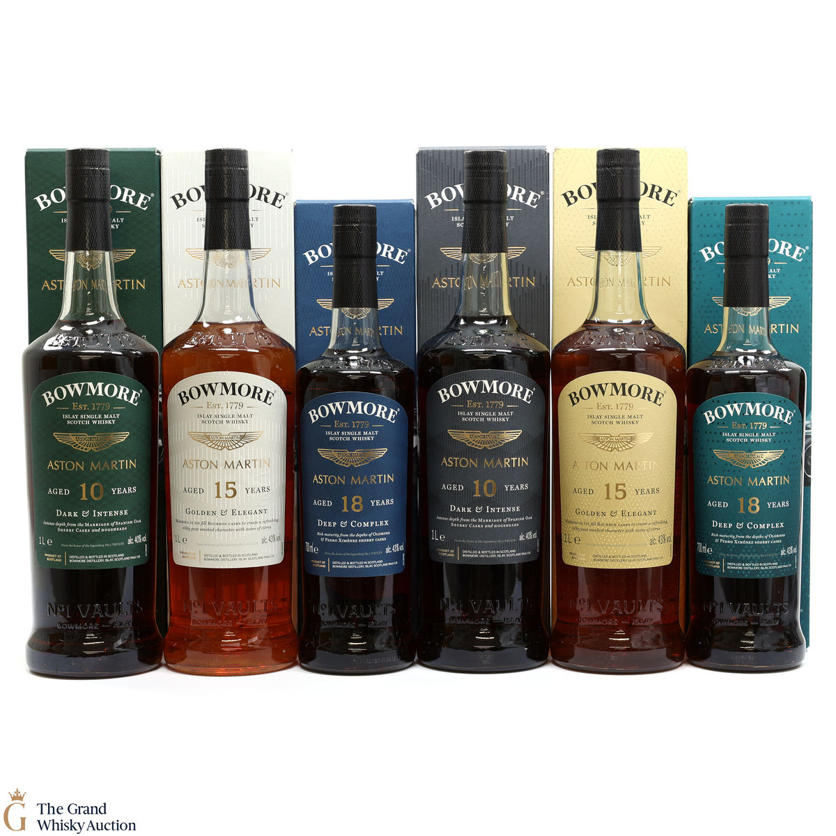 Bowmore - Aston Martin - Edition 1,2,3,4,5 & 6 