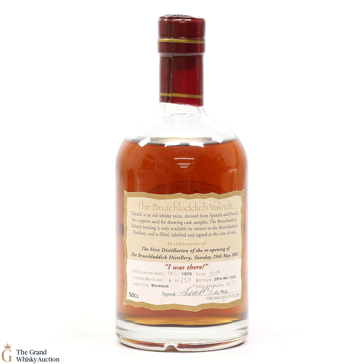 Bruichladdich - 30 Year Old 1970 - Valinch #5079 'I Was There' - Bottle No'1 (50cl)
