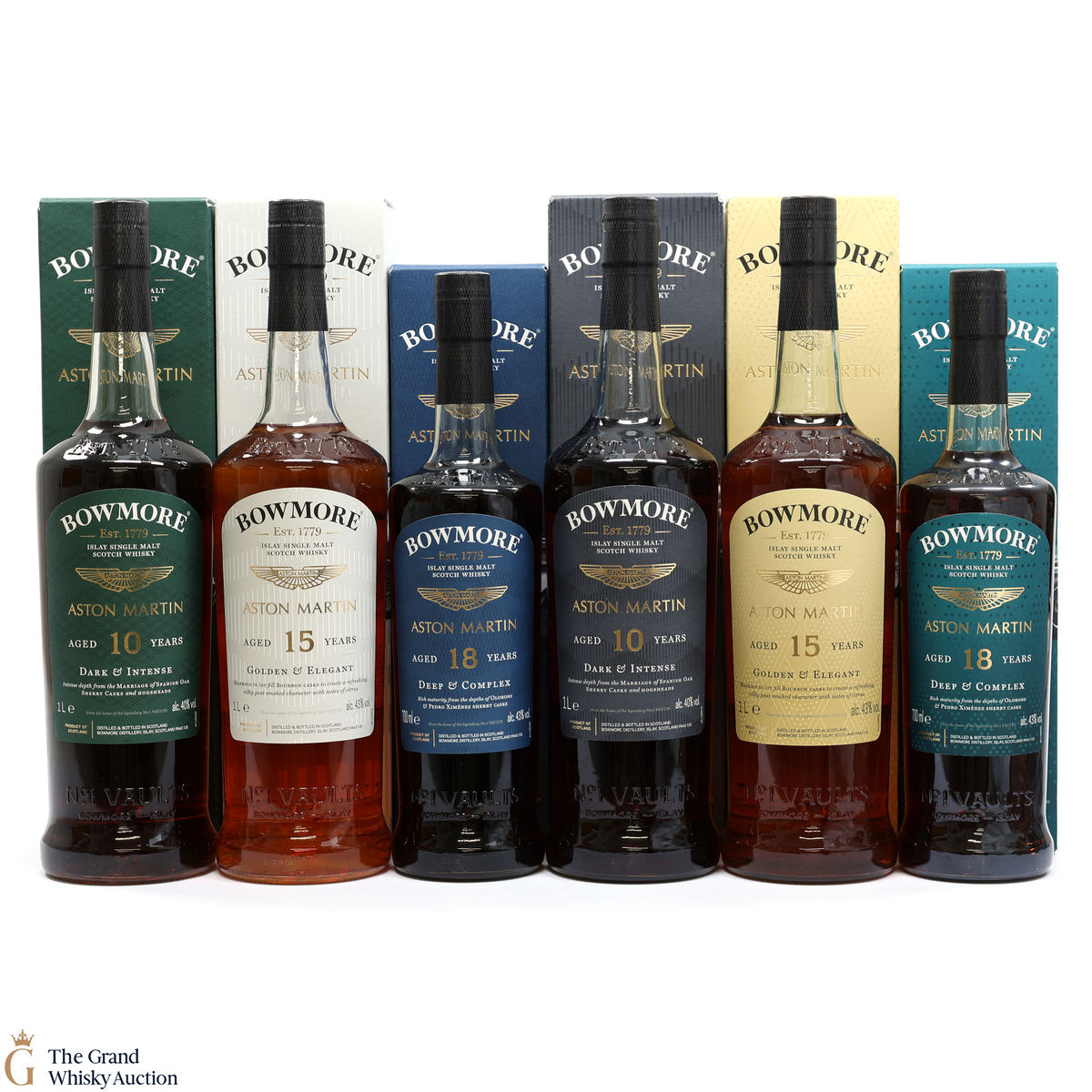 Bowmore - Aston Martin - Edition 1,2,3,4,5 & 6 