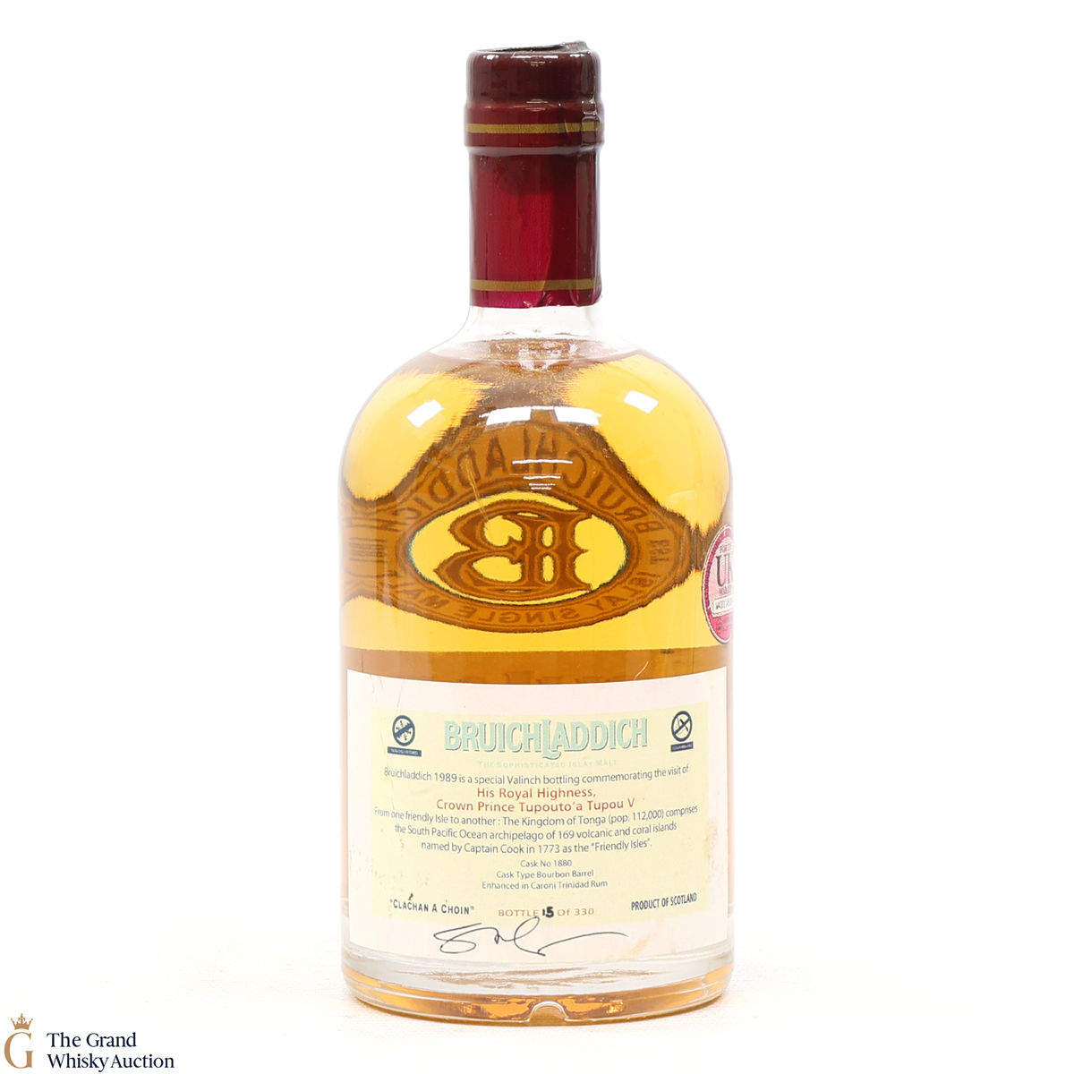 Bruichladdich - 1989 Valinch 'The Tonga Valinch' (50cl)