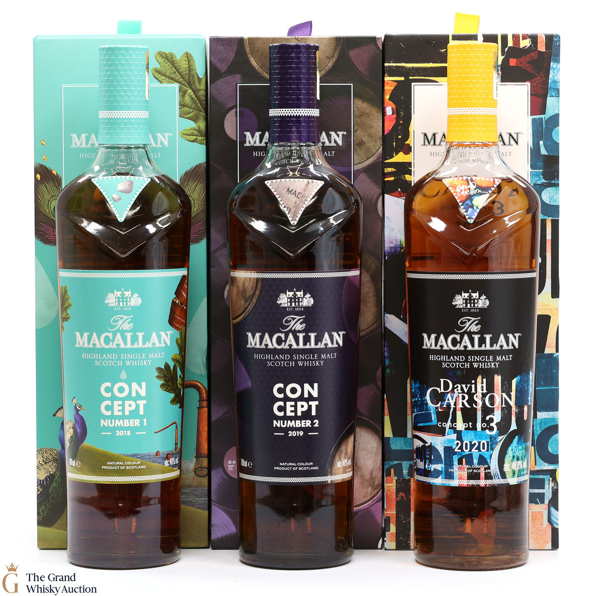 Macallan - Concept No.1, No.2 + No.3 (3 x 70cl)