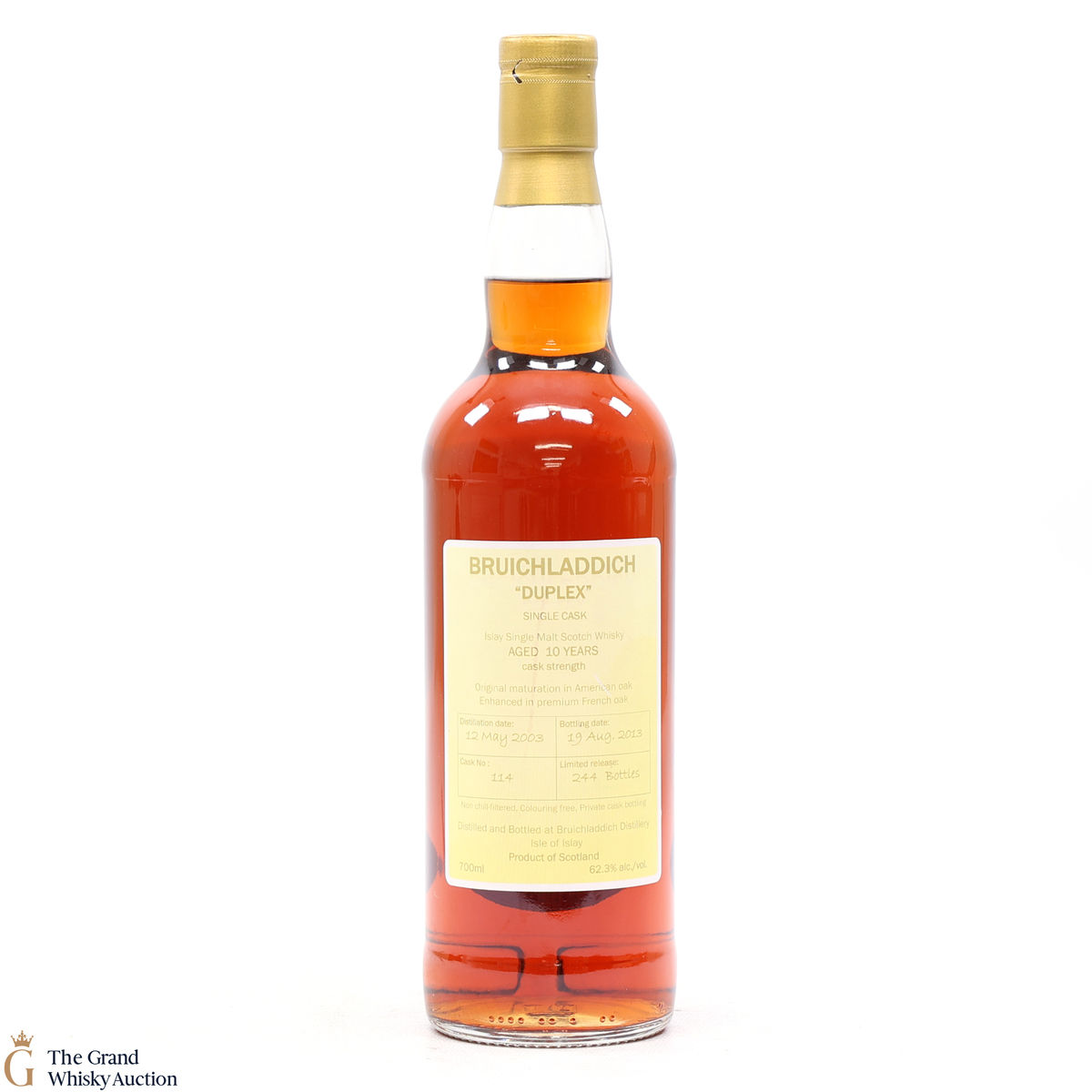 Bruichladdich - 10 Year Old 2004 Private Single Cask #114 - Duplex