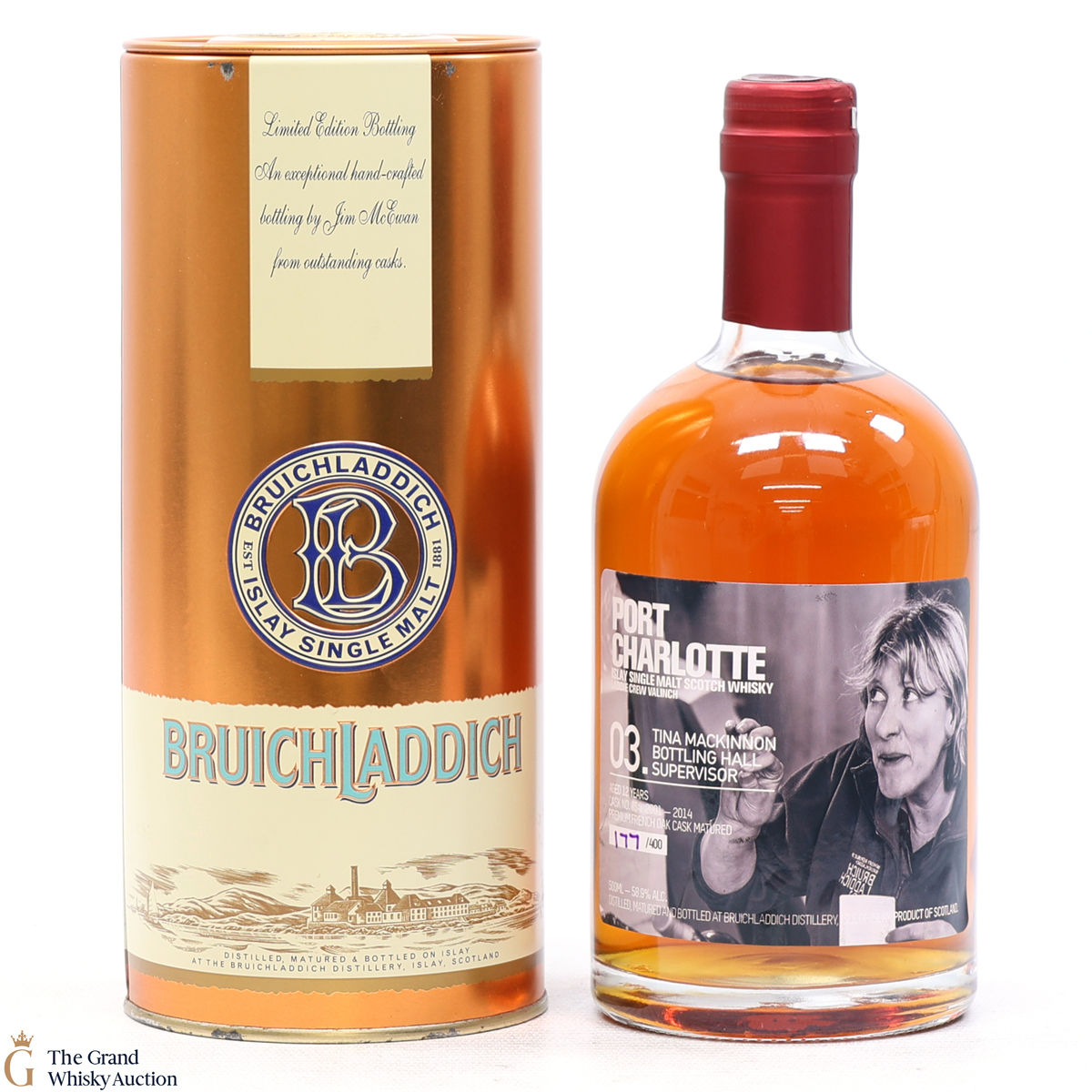 Port Charlotte - 12 Year Old 2001 Valinch #854 Tina Mackinnon (50cl)