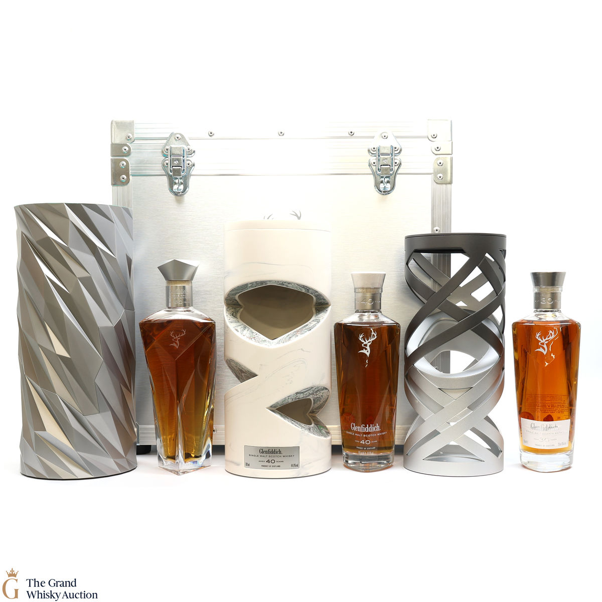 Glenfiddich - 30 Year Old, 40 Year Old & 50 Year Old - Time Re:Imagined  (3 x 70cl)