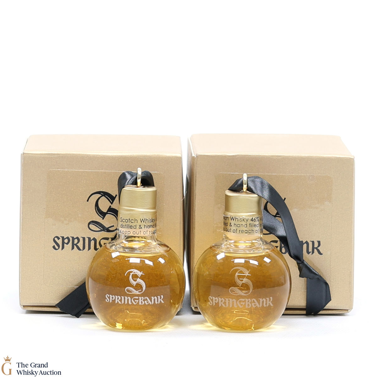 Springbank - Angles Share Christmas Bauble Miniature Set 2 x 5cl 