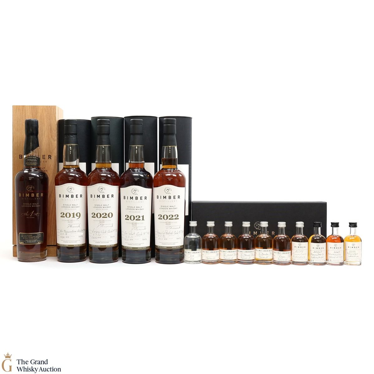Bimber - Founder’s Collection, Sample Set & 1st Release London Single Malt (5x70cl & 10 x 5cl)